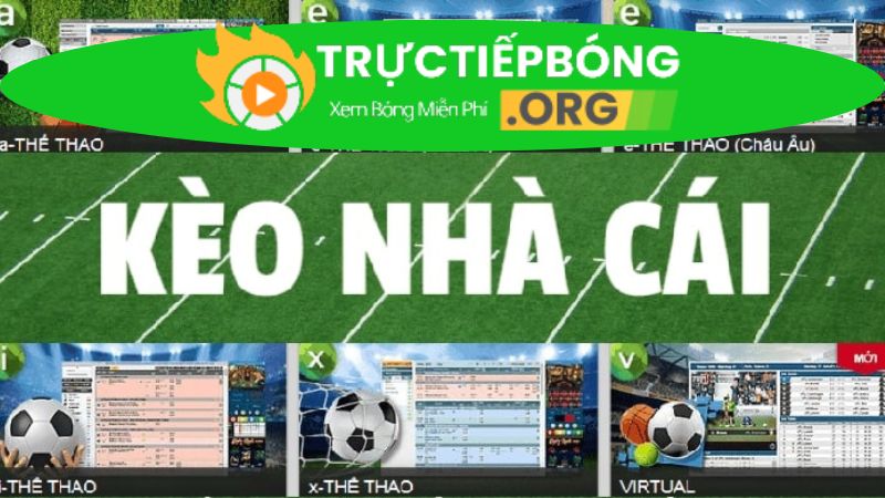Các thể loại kèo nhà cái phổ biến trong bóng đá